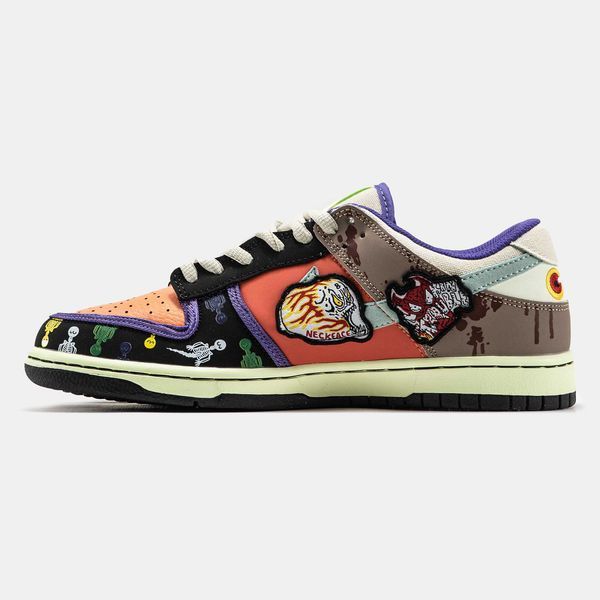 Кросівки Nike SB Dunk Low x Halloween Custom 16099-Мультиколір-40 фото