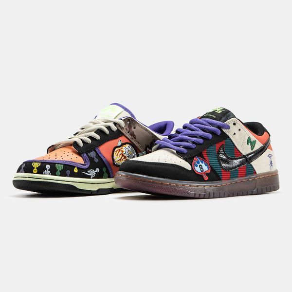 Кросівки Nike SB Dunk Low x Halloween Custom 16099-Мультиколір-40 фото