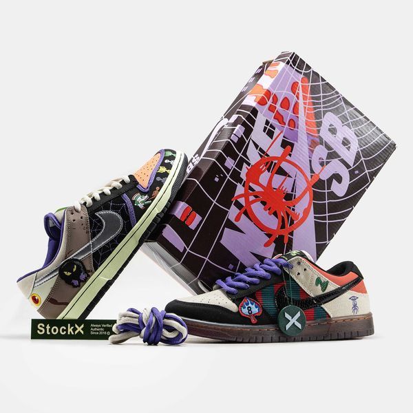 Кросівки Nike SB Dunk Low x Halloween Custom 16099-Мультиколір-40 фото