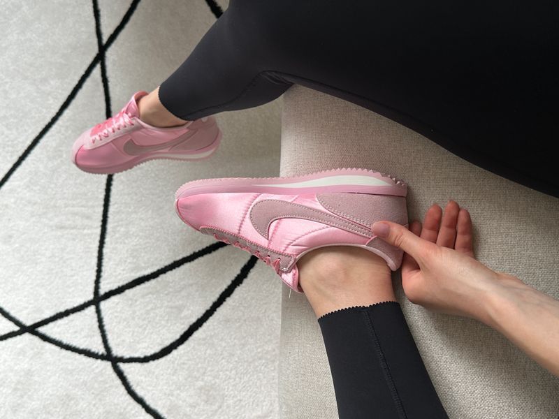 Кросівки Nike Cortez Soft Pink Satin 21405-Рожевий-36 фото