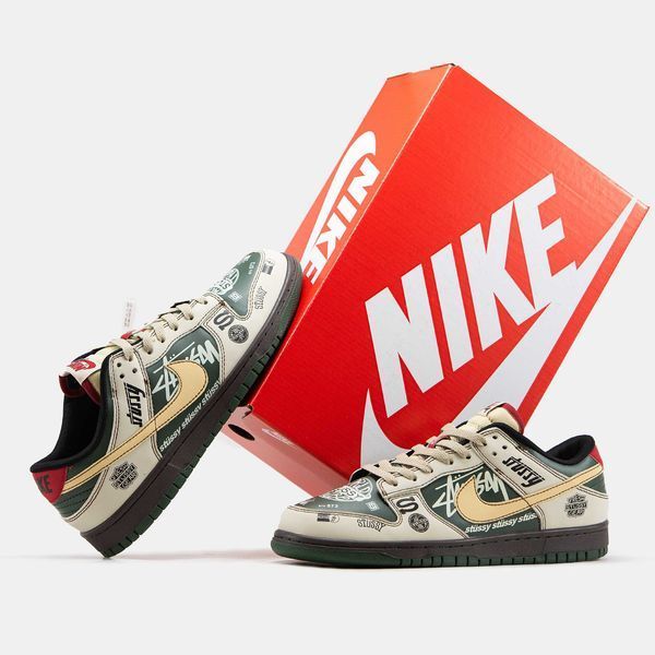Кросівки Nike SB Dunk Low x Stussy "BMW M3" 14559-Мультиколір-36 фото
