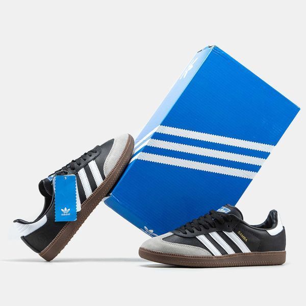 Кросівки Adidas Samba Black White 12290-Чорний-36 фото