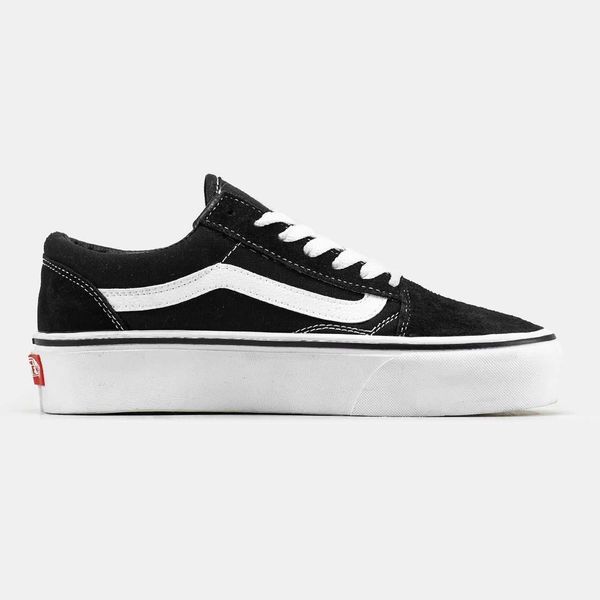 Кросівки Vans Old Skool Black/White Platform Premium 08980-Чорний-38 фото