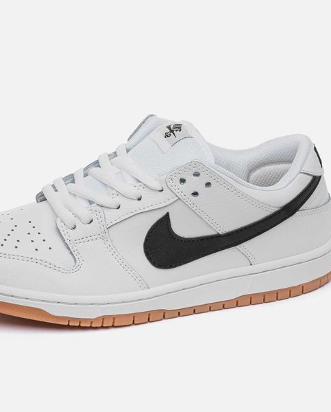 Кросівки Nike SB Dunk White Black 12979-Білий-36 фото