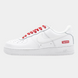 Кросівки Nike Air Force 1 x Supreme White Red 04658-Білий-36 фото 1