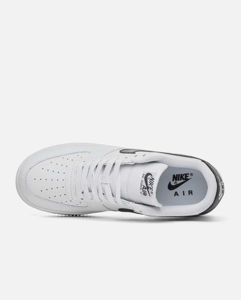 Кросівки Nike Air Force 1 White Black Logo 05824-Білий-44 фото