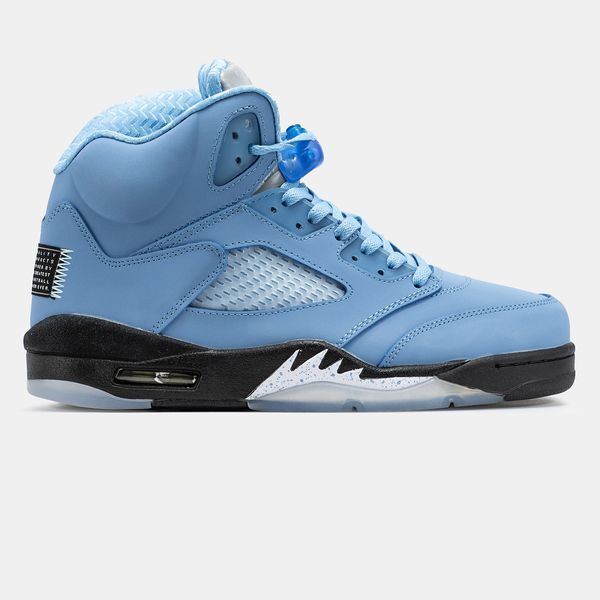 Кросівки Jordan Retro 5 UNC Blue 10704-Блакитний-41 фото