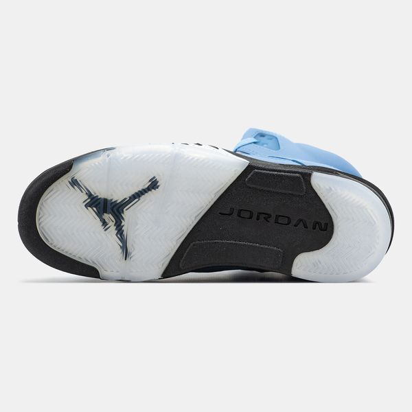 Кросівки Jordan Retro 5 UNC Blue 10704-Блакитний-41 фото