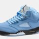 Кросівки Jordan Retro 5 UNC Blue 10704-Блакитний-41 фото 5